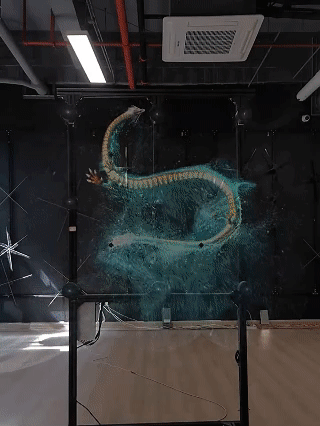 3D hologram fan