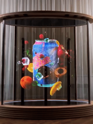 3D hologram fan