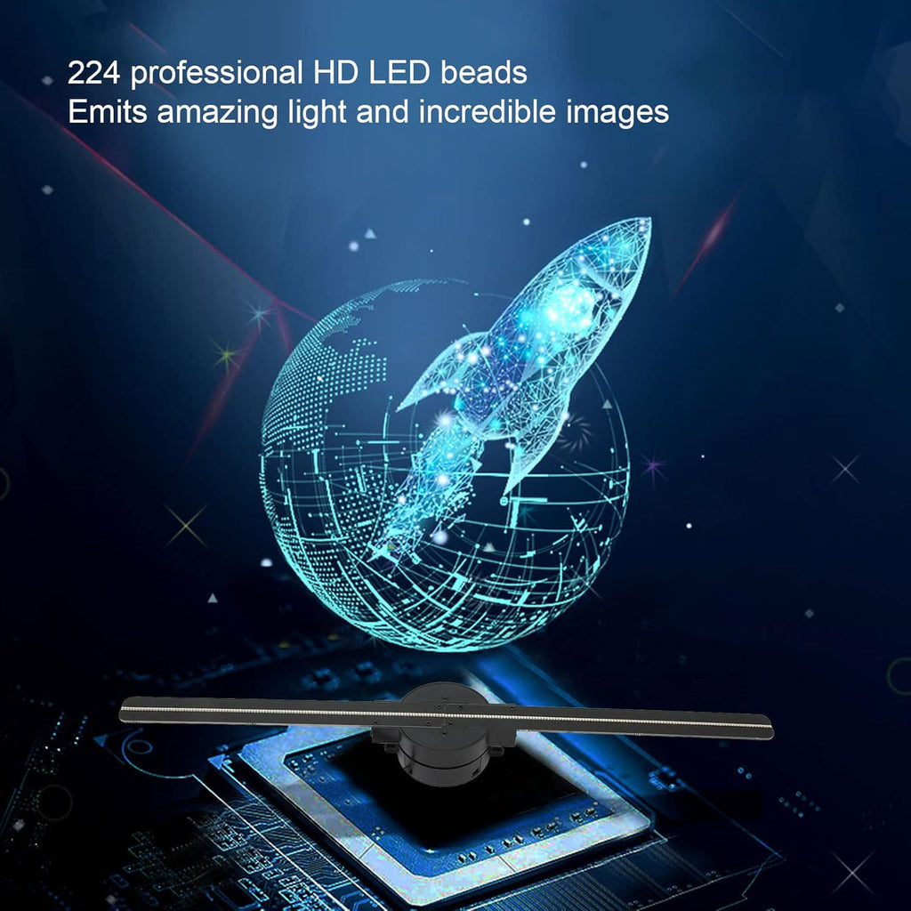 3D hologram fan