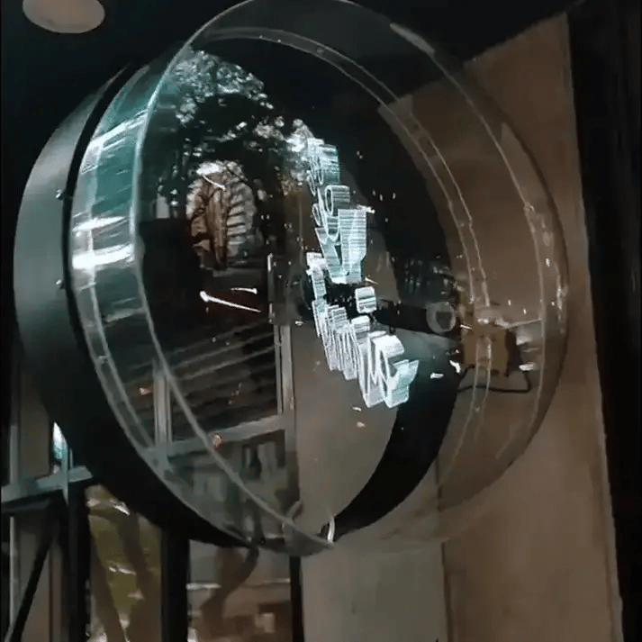 3D hologram fan