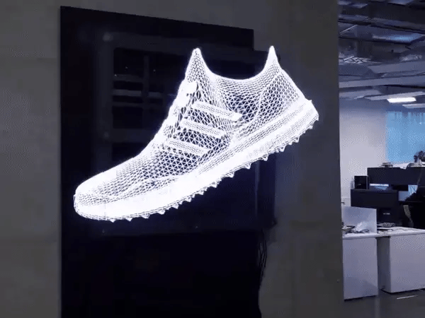 3D hologram fan